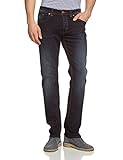 straight leg LTB Jeans Herren Straight Leg Jeans Hollywood, Blau (Rivero Wash 3457), Gr. W30/L34 (Herstellergröße: 30)