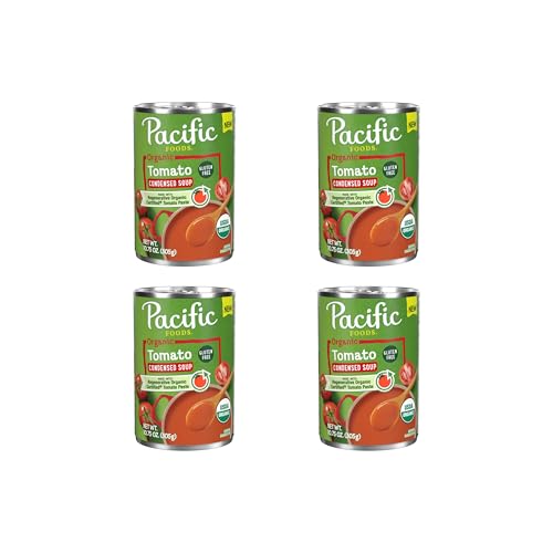 Image of Pacific Foods Organic Condensed Tomato Soup, 10.75 oz Can (Pack of 4)