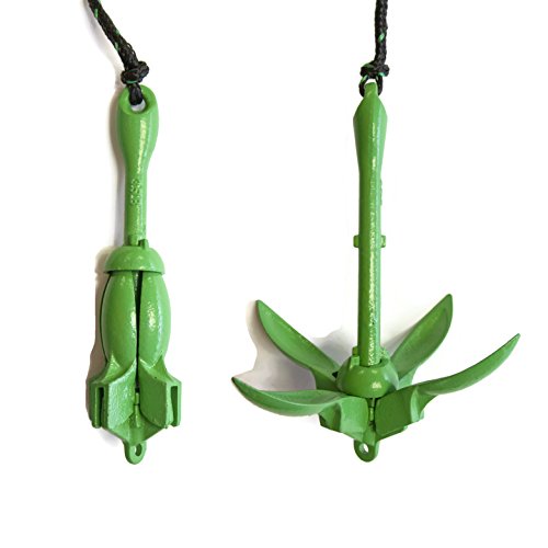 Gradient Fitness Marine Anchor, 3.5 Lb Folding Anchor, Grapnel Kayak Anchor Kit Also For, Canoes, Paddle Boards (Sup), Jet Ski Anchor (3.5 Lbs) #TOP7