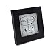 4x4 Solid Wood Made in USA Picture Frame with 1 Inch Border (Gallery Collection) - Black