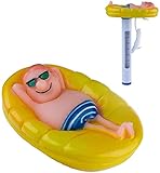 Pool Thermometer, Floating Water Temperature Thermometers with String, for Spas,Aquariums, Fish Pond