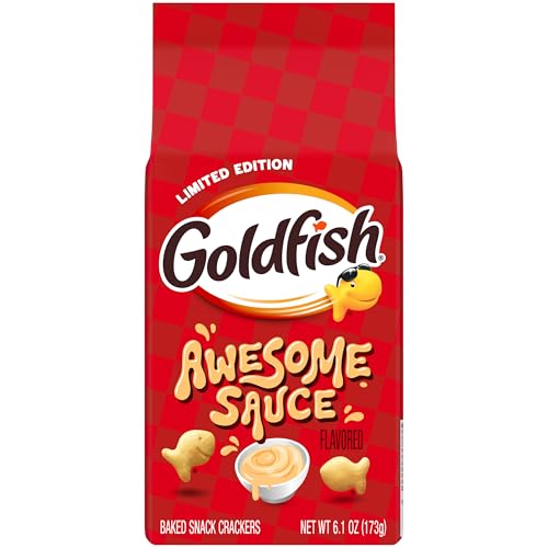 99¢ coupon - Goldfish Awesome Sauce Crackers, 6.1oz