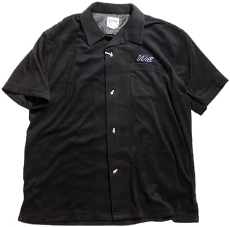 新品タグ付き＊HOUSTON パイルボーリングシャツ ブラック XL HOUSTON（ヒューストン） シャツ ボーリングシャツ(VIETNAM) メンズ