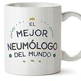 Mugffins Tasses pour PNEUMOLOGUE - En Espagnol - Cadeau original pour PNEUMOLOGUE homme - Mejor del Mundo - 11 oz / 330 ml