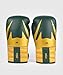 Venum Reverso Boxing Gloves - Emerald Green/Gold - 16-Ounce