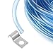 ABOOFAN 100pcs Iron Pipe Strap Clips Single-sided Design for Easy Installation Water Pipe Fixing Clamp for Home and Industrial Use Versatile Wire Management