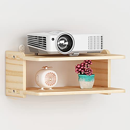 Soporte ajustable de trípode para proyector 2 niveles de madera miniatura 3