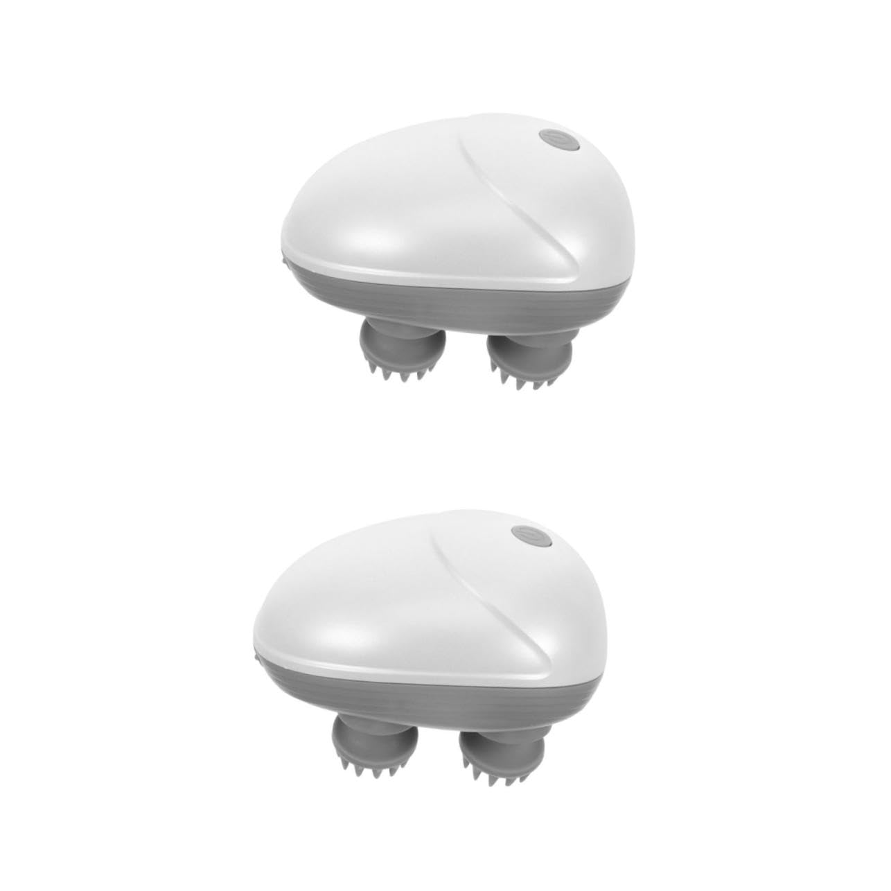 2 Set Massaggiatore Elettrico per Capelluto Ergonomico Portatile e Leggero Dispositivo per Impasto per e Uso e Saloni Bellezza