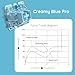 Akko V3 Creamy Blue Pro Keyboard Switch with Dustproof Stem for Mechanical Gaming Keyboard, 5-Pin 45gf Pre Lubed Tactile Key Switches (45pcs)
