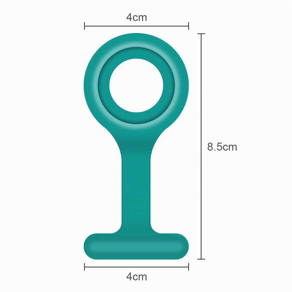 Vicloon Orologio da Infermiere, Orologio per Infermieri in Silicone con Spilla, Infermieri Fob Medical Watch Quandrante Rotondo, Orologi da Tasca per Medici e Infermieri Paramedico