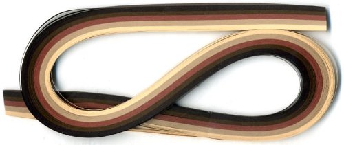 Shades of Brown Quilling Paper