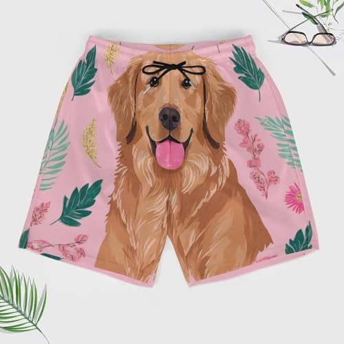 Fit Swim Trunks Big & Tall Half Pants for Men Boy, Loose Fast Dry Underwear3