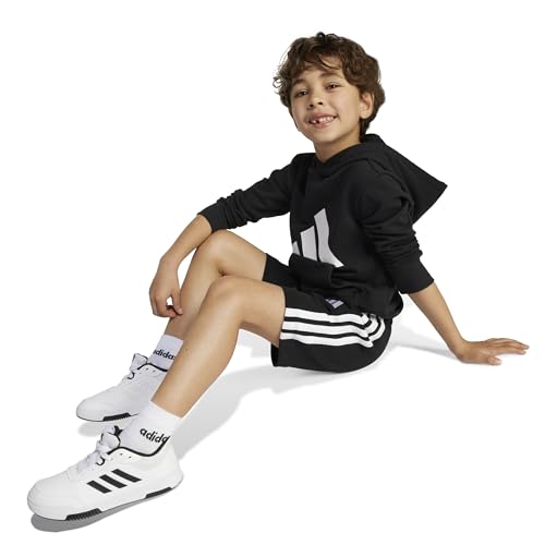 adidas Unisex Kids Essentials Shorts, Black/White/White, 6-7 Years