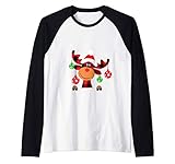 Photo Gallery red buffalo check plaid reindeer with christmas ornaments maglia con maniche raglan Photo Gallery red buffalo check plaid reindeer with christmas ornaments maglia con maniche raglan