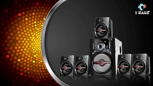 Image of IKALL IK444 Home Theatre - 5.1 Channel Sound, Multiple Connectivity, Elegant Design (Black)