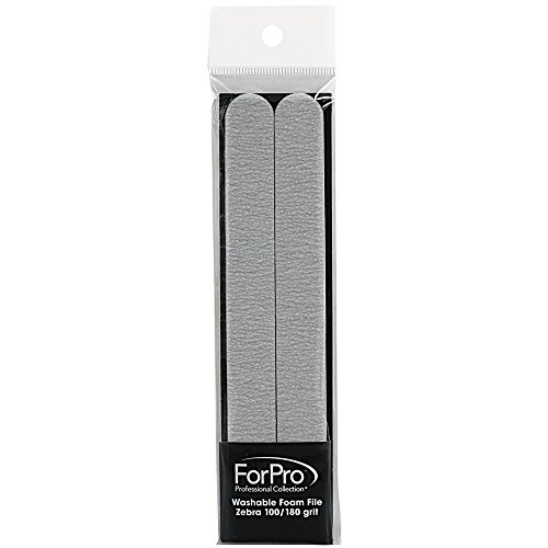 For Pro 100/180 Grit Foam Board, Zebra, 7 Inch, 2 Count