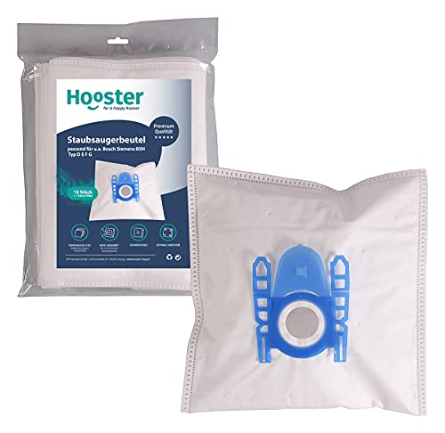 10 Staubsaugerbeutel geeignet für Siemens VZ41FGALL PowerProtect (Type G All, außer VS01) Material Vlies (5-lagig) inkl. Mikrofilter Cover