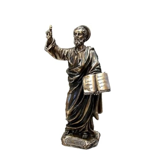 Veronese San Pedro el apóstol con la llave del cielo, un regalo para un sacerdote 21 cm, 76023