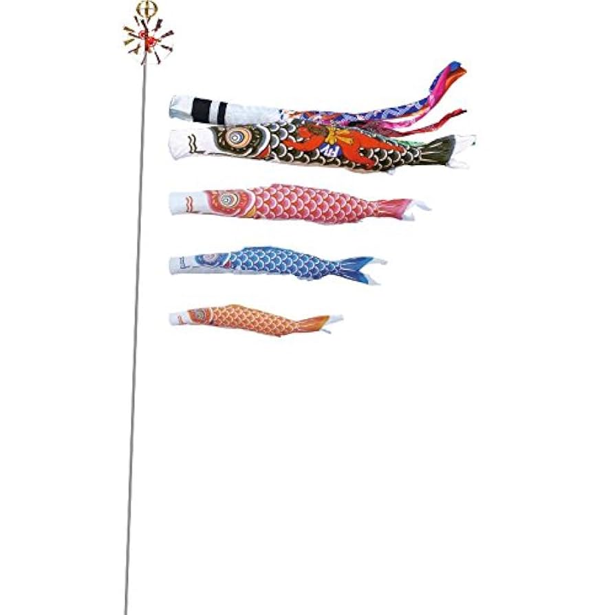 こいのぼり　鯉のぼり　キング印　サテン　7mセット Amazon | キング印鯉のぼり 鯉のぼり 庭用 ナイロン鯉（祥龍