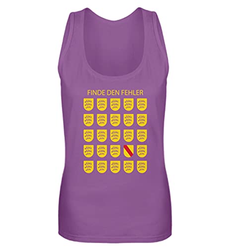 Débardeur pour femme violet M haut mode casual vêtement d'été