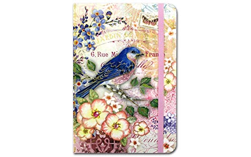 Punch Studio 45501 Bluebird Garden Journal Soft Cover Bungee