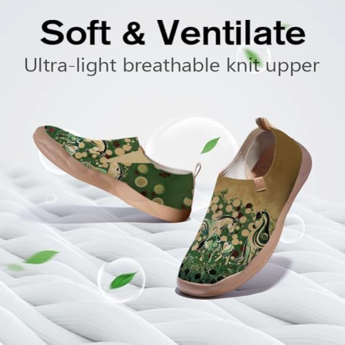 Women's Art Travel Shoes Slip On Casual Cozy Loafers Lightweight Comfort Fashion Sneaker2