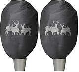 Windhager Winter-Deko-Vlieshaube Protect XXL, Kälteschutz, Frostschutz...