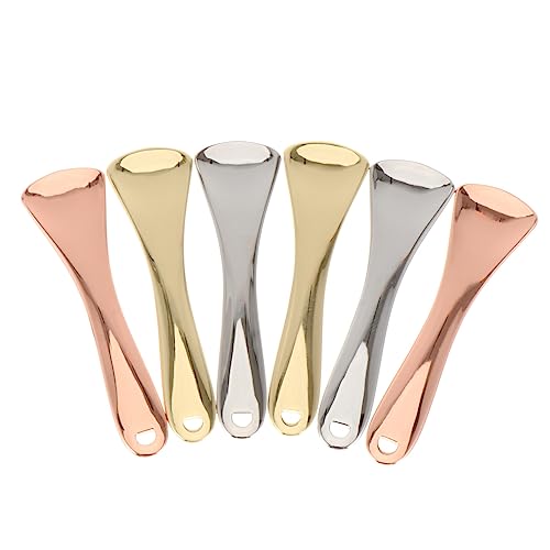 Healeved 6pc Eye Cream Spoon Set for Anti-aging Makeup Spatula for Skincare Eye Massage Stick for Fatigue Relief Random