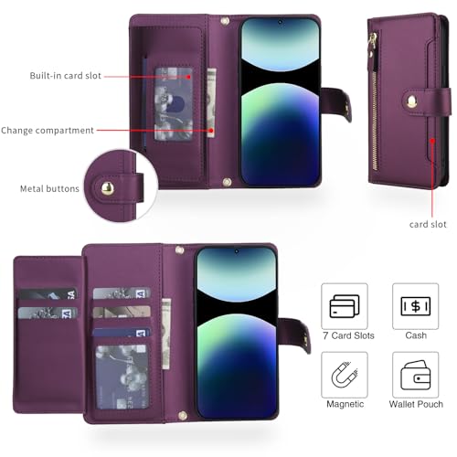 Coque Redmi Note 14 Pro Asuwish protection antichoc violet perle