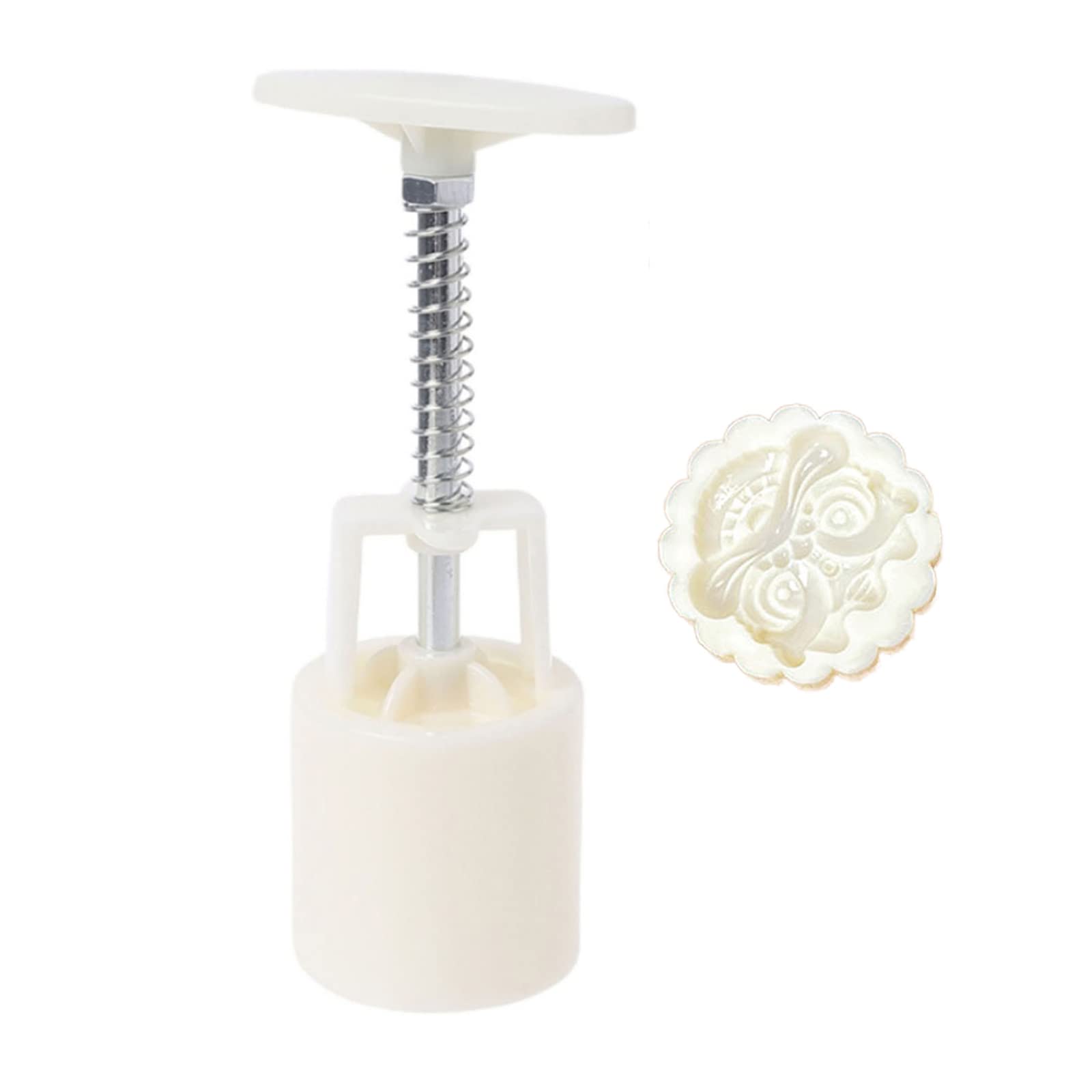 MALSSE 75g Stamp Mold Festival Hand Press Pastry Decorating Gadgets 4 Styles Pastry Tools Professional