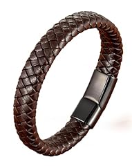 Black Clasp & Brown Leather