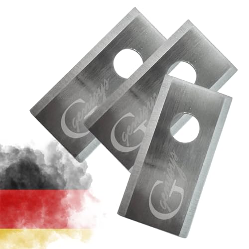 Genisys 30x Edelstahl Ersatz Messer Klingen kompatibel für Parkside Mähroboter PMRA PMRDA - 1-Loch bruchsicher - ohne Schrauben