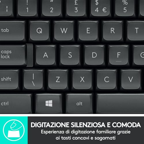 Combinazione di tastiera e mouse wireless MK545 ADVANCED, layout internazionale QWERTY US - Nero - Tastiera gaming - Immagine 4