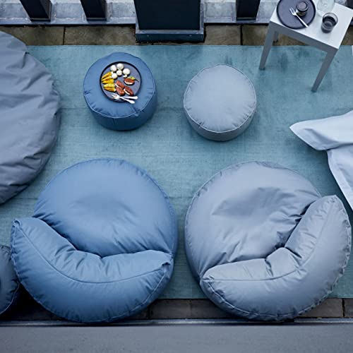 Lumaland Sitzsack Lounge | Sofa-Sitzsack 90 x 50 cm mit Rückenlehne | Indoor & Outdoor Beanbag | Wasserabweisend… – Bild 3
