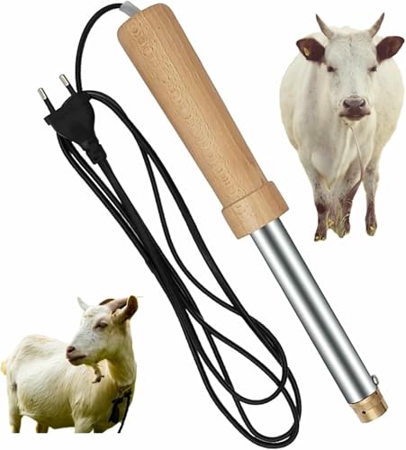 MNJVCFDS Electric Goats Dehorner Bloodless and Painless Dehorner High Temperature Resistant Bull Horn Breaker Dehorner for 15-70-Day Calves and Lambs