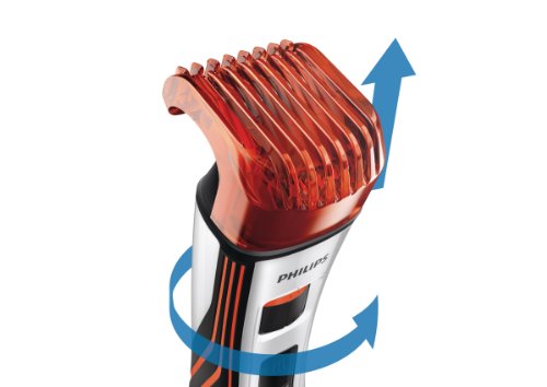 Image of Philips QS6140 /15 Waterproof Styler and Shaver (Black /Silver /Orange)