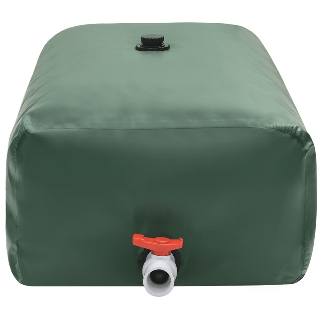 vidaXL Depósito de Agua Plegable con Grifo, Bidón de Agua, Contenedor de Almacenaje de Agua, Tanque de Agua para Jardín, PVC 1000 l