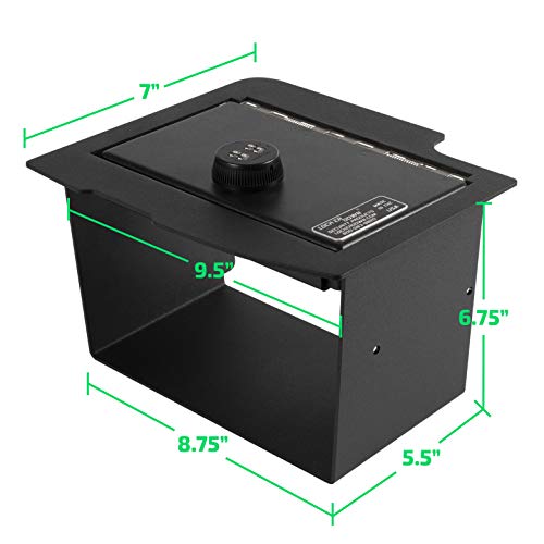 Lock'er Down® Console Safe With 4 Digit Combo Lock For 2013-2017 Dodge Ram Pickups W/Cd Player #TOP4
