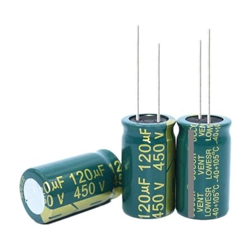 Condensateur 450V 120UF haute performance 18x30mm pour un filtrage électrique stable