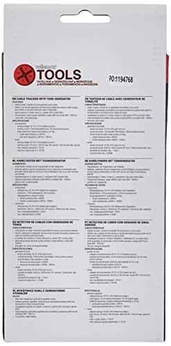 VELLEMAN VTTEST11 kabelzoeker met geluidssignaal, 205 mm x 40 mm x 38 mm Dimension - Image 4