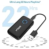 YMOO Bluetooth 5.3 Transmitter Receiver for TV/Plane to Headphones, Wireless Audio Adapter 3.5mm Jack, Dual Connection Splitter Adaptor aptX Low Latency, Long Range for Earphones Flight Airplane PC - Image 6
