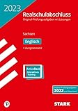 STARK Original-Prüfungen Realschulabschluss 2023 - Englisch - Sachsen