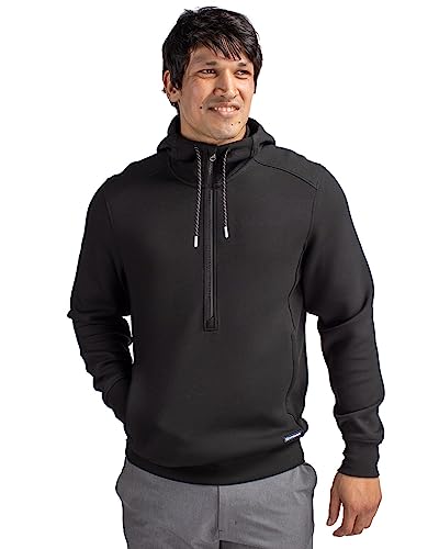 Cutter & Buck Roam Eco Half Zip Recycled Mens Pullover Hoodie3