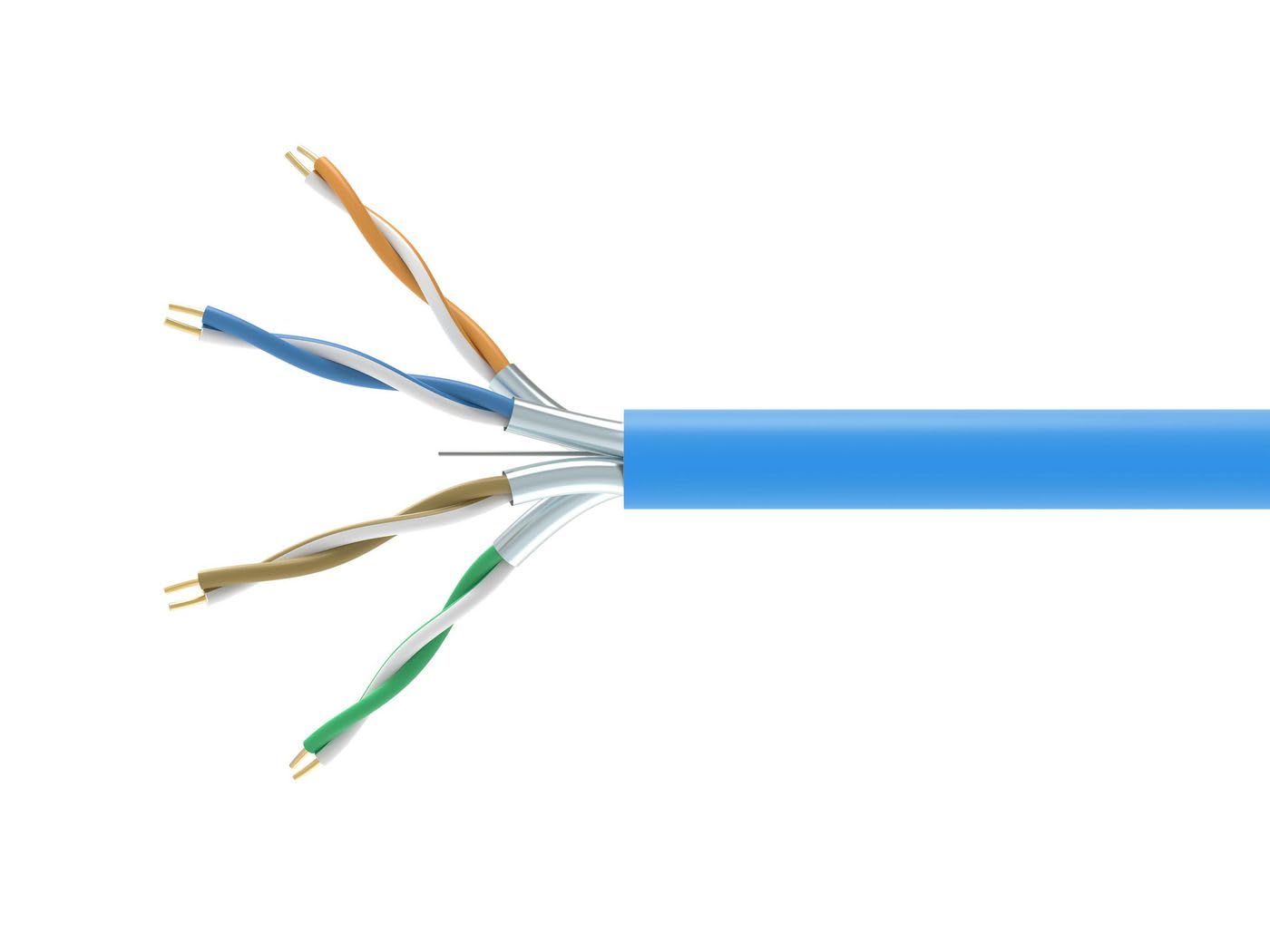 Câble ethernet Cat6A U/FTP bleu Equip pour connecter toute la maison connectée - 2