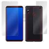 防指紋 防気泡 キズ修復タイプ Xiaomi Mi Max 3 用 液晶・背面保護フィルムセット 日本製 OverLay Magic OMXIAOMIMIMAX3/S/12