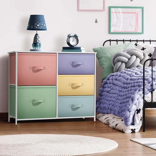 image for Sorbus Kids Dresser with 5 Drawers - Storage Chest Organizer Unit with