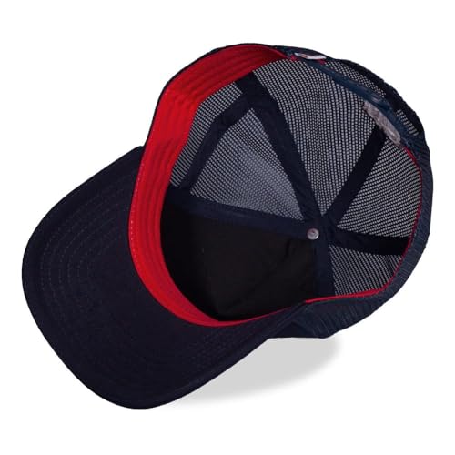 Casquette Atari Difuzed Varsity haut de gamme avec finitions soignées bleues