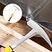 Sheet Metal Hammer Tools, Tinner's Hammer with Rubber Coated Handle, Geological Prospecting Mattock, Pointed Geological Hammer for Sheet Metal Work Welding Trimming (Set 1)