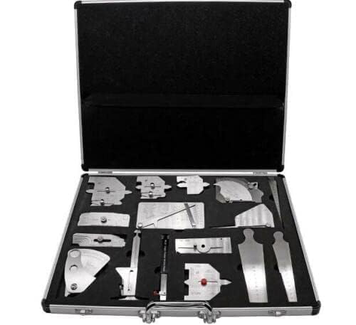 Welding Inspection Ruler 16 Pcs Combo Set Welding Tool Kit Welding Measure Gauge Meter