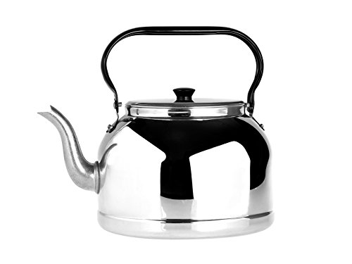 Pardini Bollitore Alluminio cm 22 lt4,5 Pentole e Preparazione Cucina, Argento, 4.5 Litri